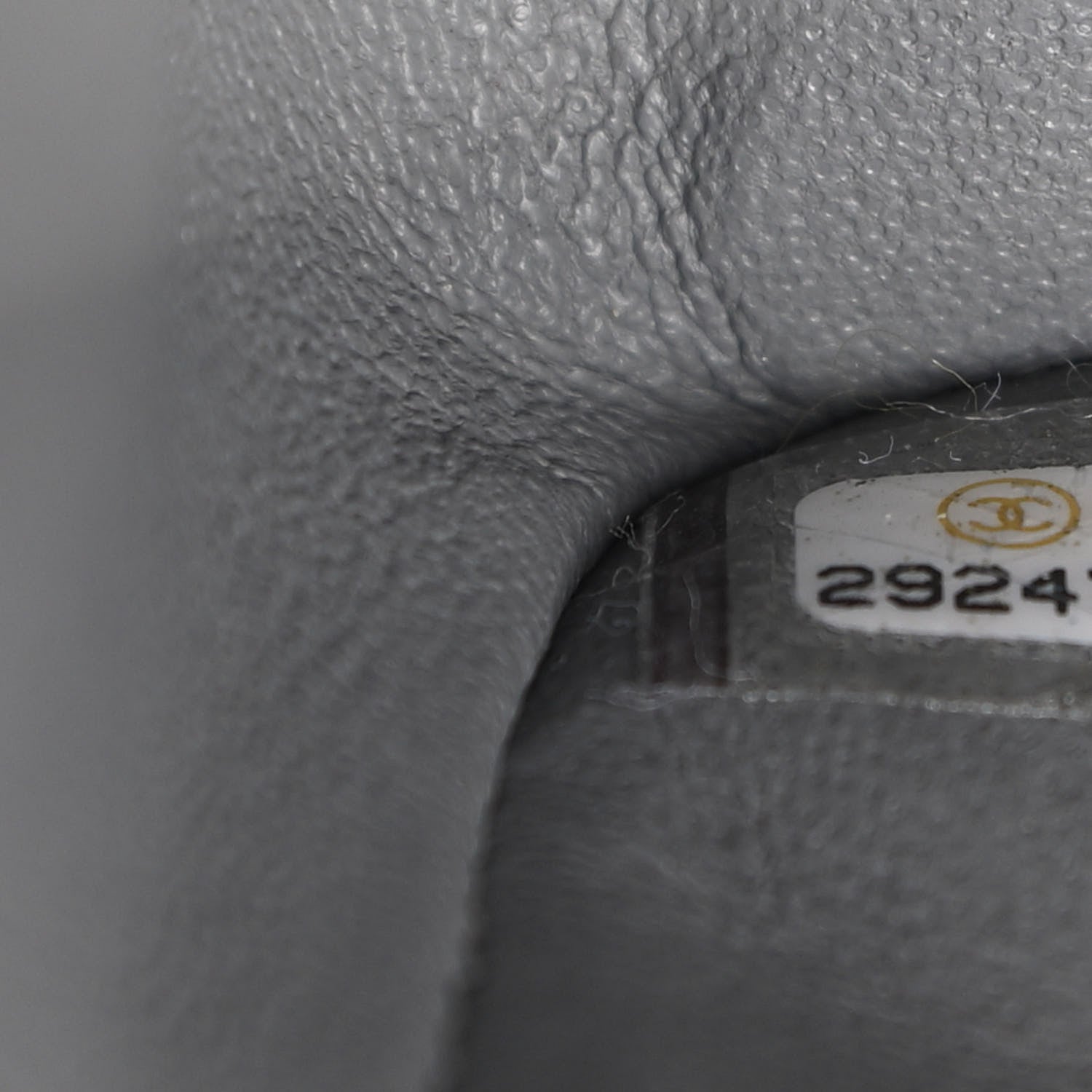 Chanel Caviar Quilted Medium Double Flap Grey 7 of 11