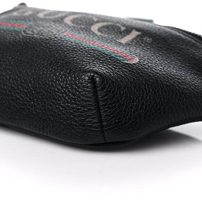 Gucci Grained Calfskin Small Logo Belt Bag Black 9 of 9