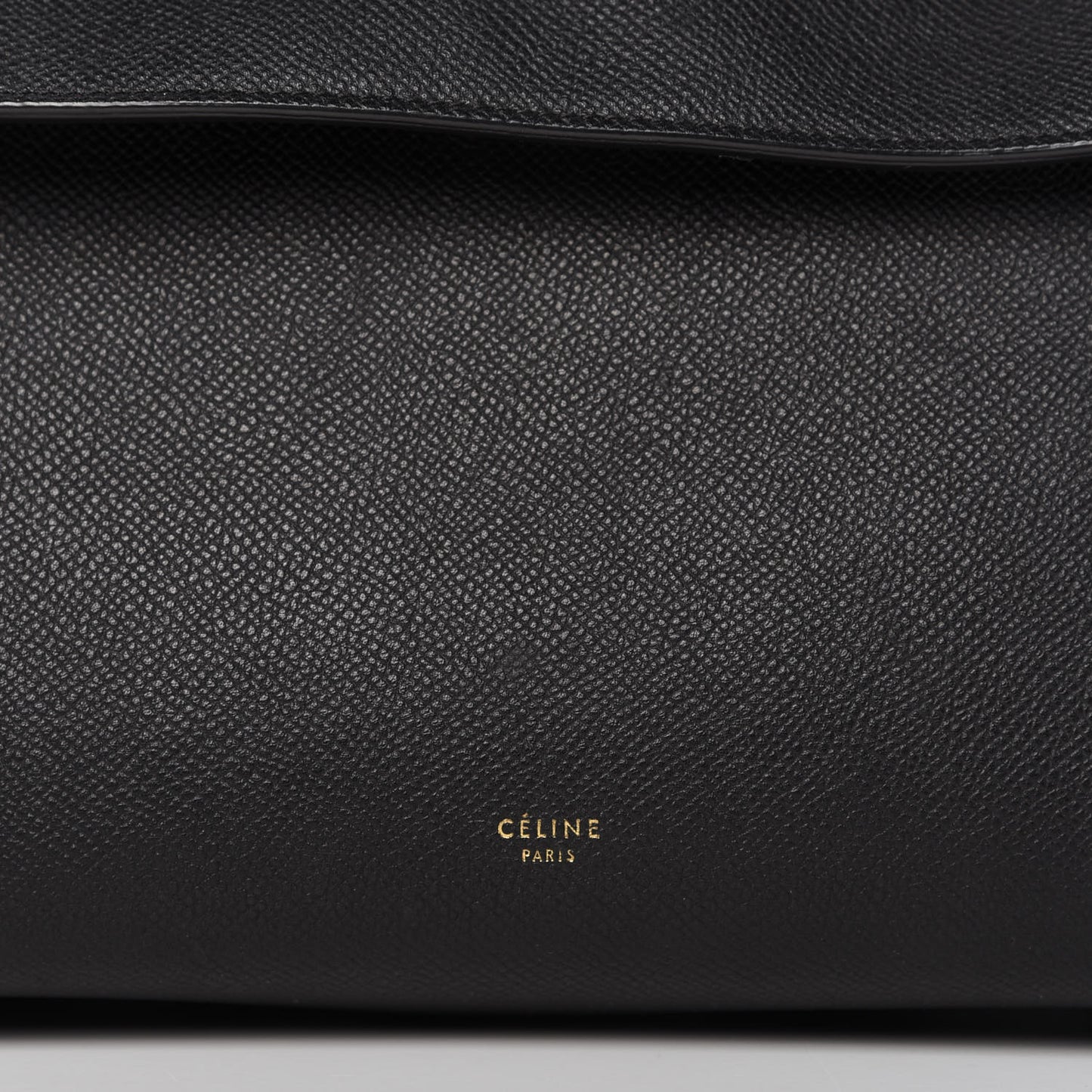 Grained Calfskin Mini Belt Bag Black