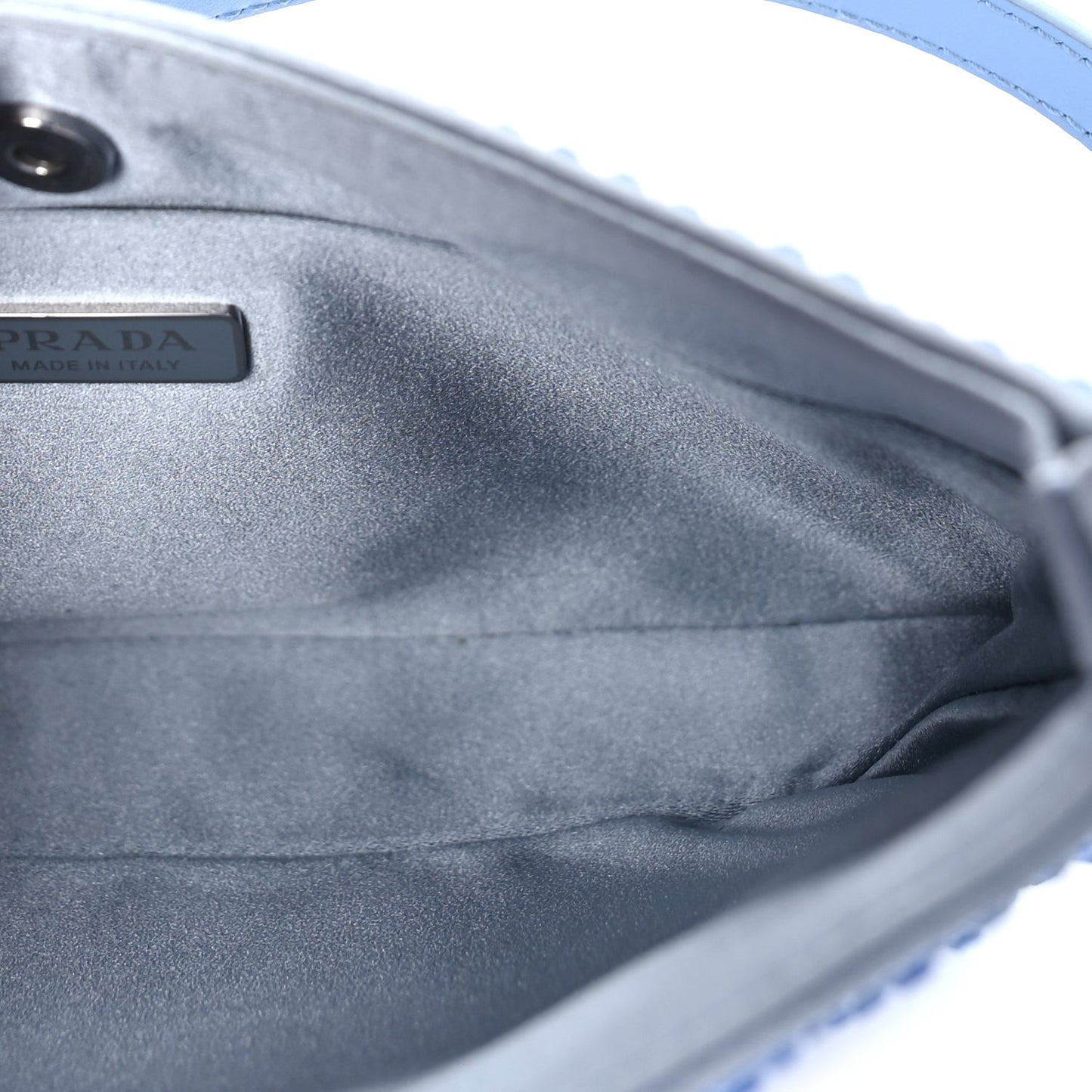 Satin Crystal Cleo Adjustable Strap Shoulder Bag  Celeste
