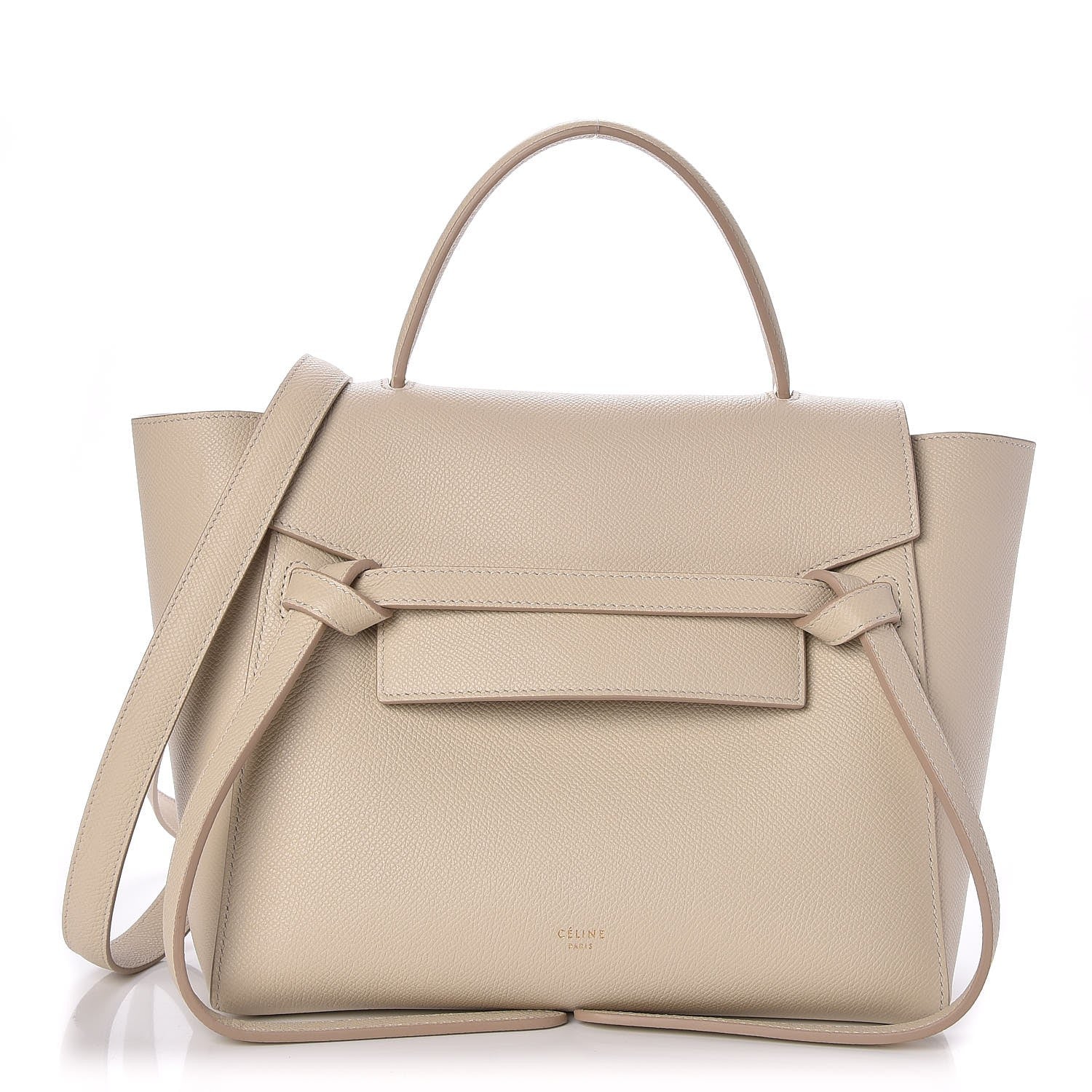 Celine Grained Calfskin Micro Belt Bag Linen 1 of 7