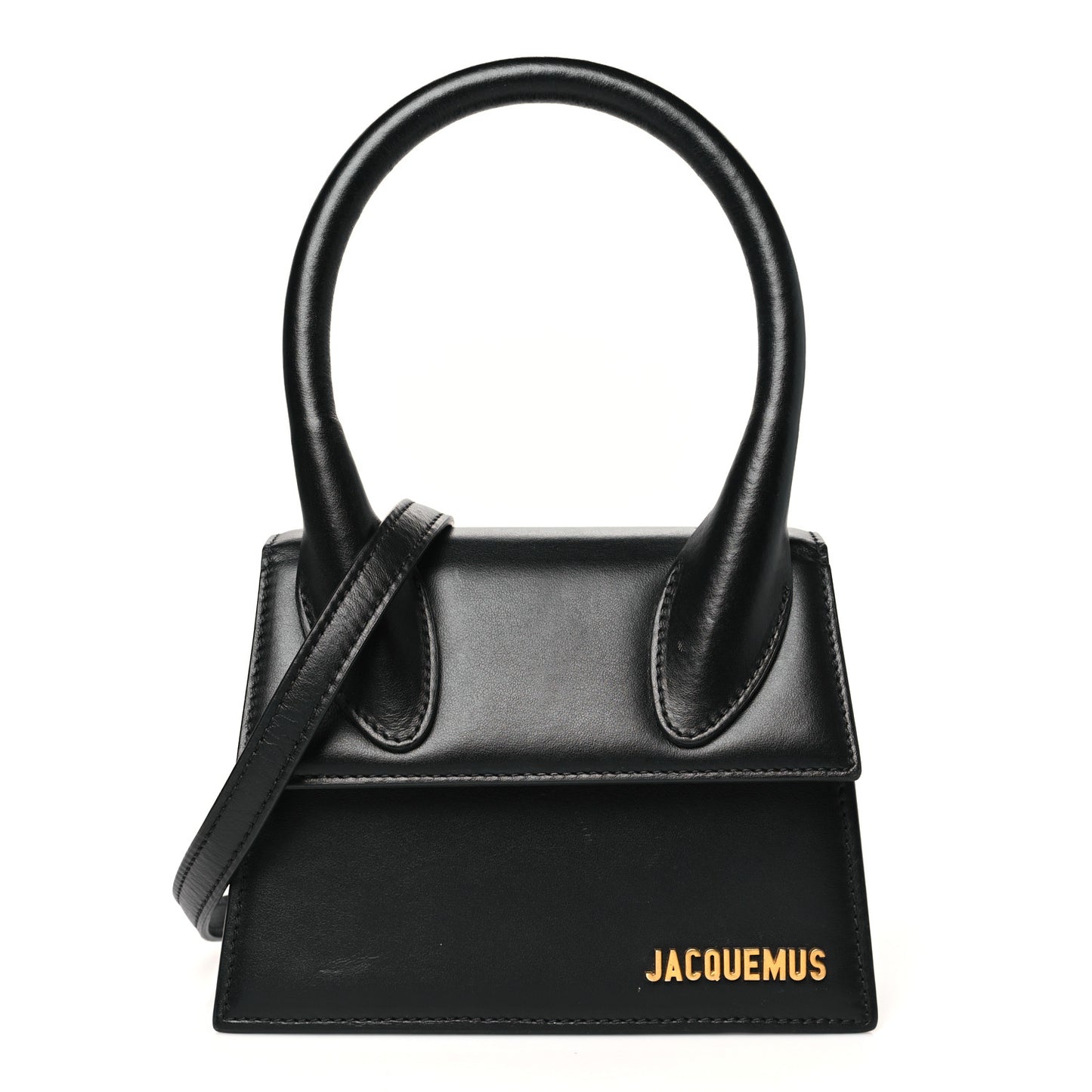 Smooth Calfskin Le Chiquito Moyen Black