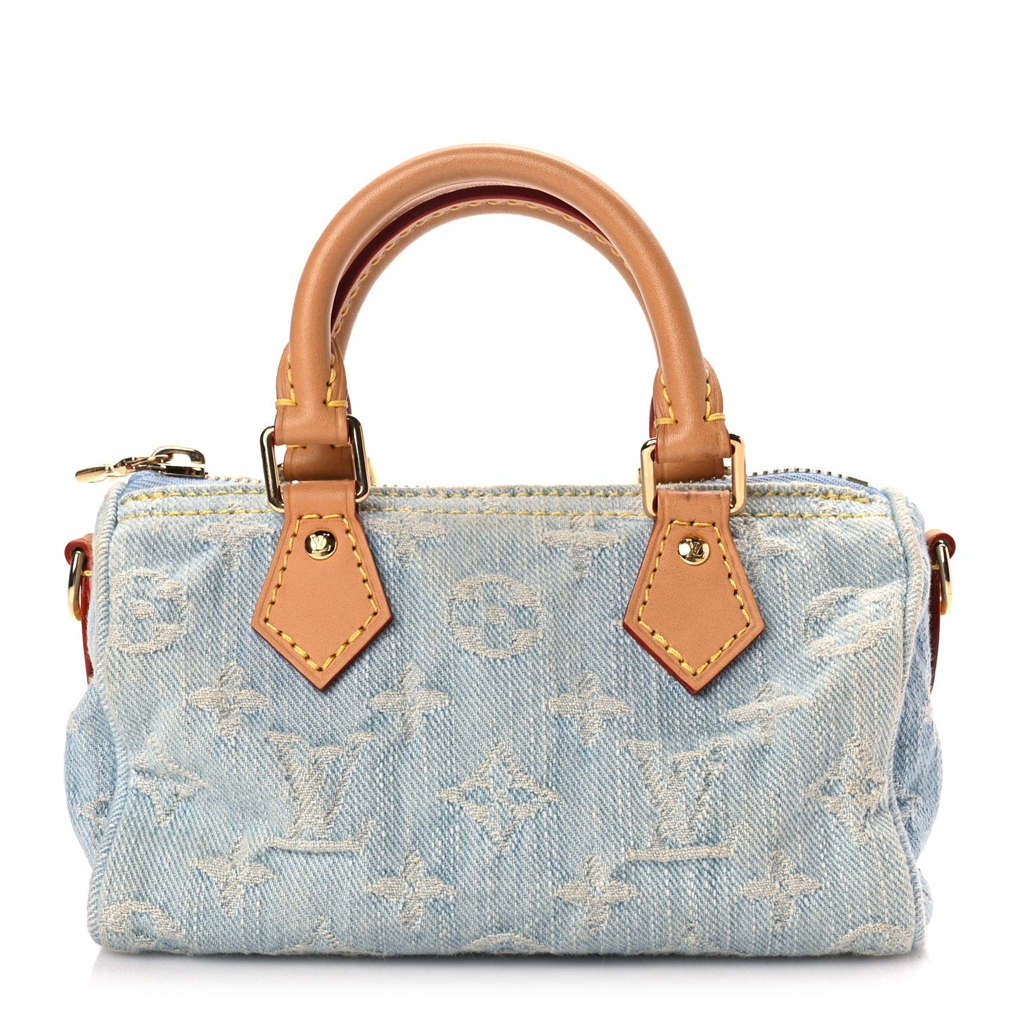 Monogram Denim Nano Speedy Sky Blue