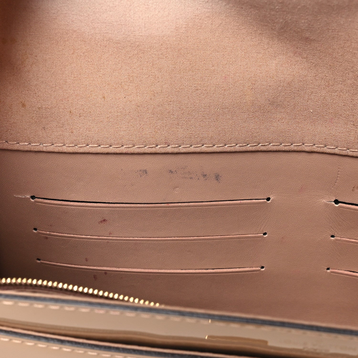 Louis Vuitton Patent Louise Clutch Nude 9 of 10