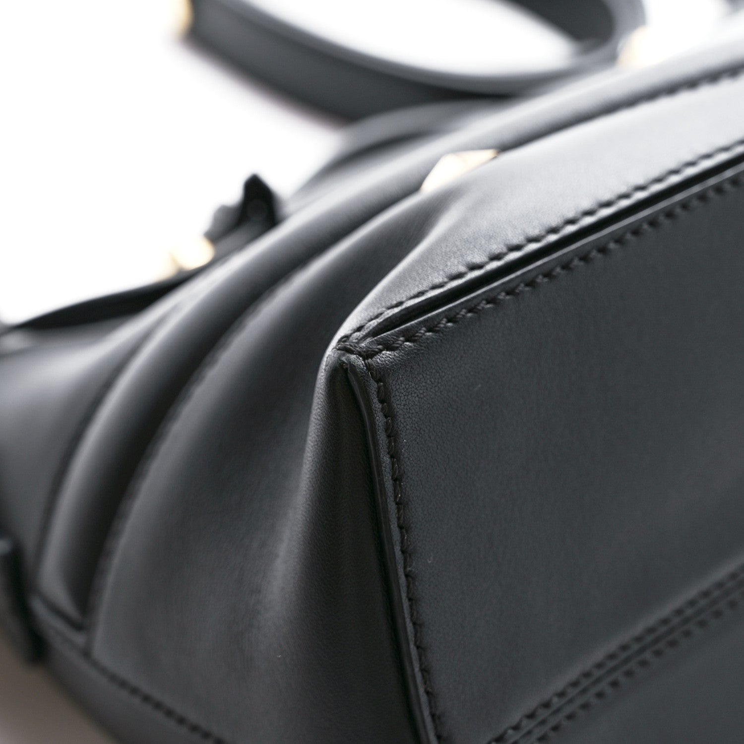 Fendi Vitello Dolce Monster Eyes Embossed Medium By The Way Boston Bag Black 7 of 11