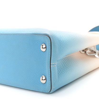 Louis Vuitton Taurillon Capucines MM Gradient Blue 9 of 13
