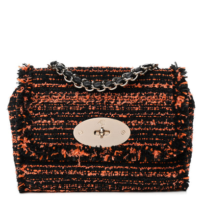 Mulberry Exotic Tweed Small Lily Plus Chain Flame 1 of 4