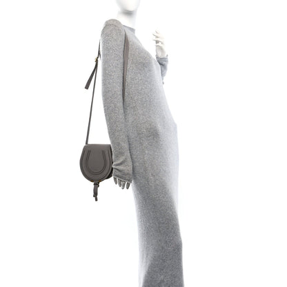Chloe Calfskin Mini Marcie Round Crossbody Bag Cashmere Grey 2 of 7