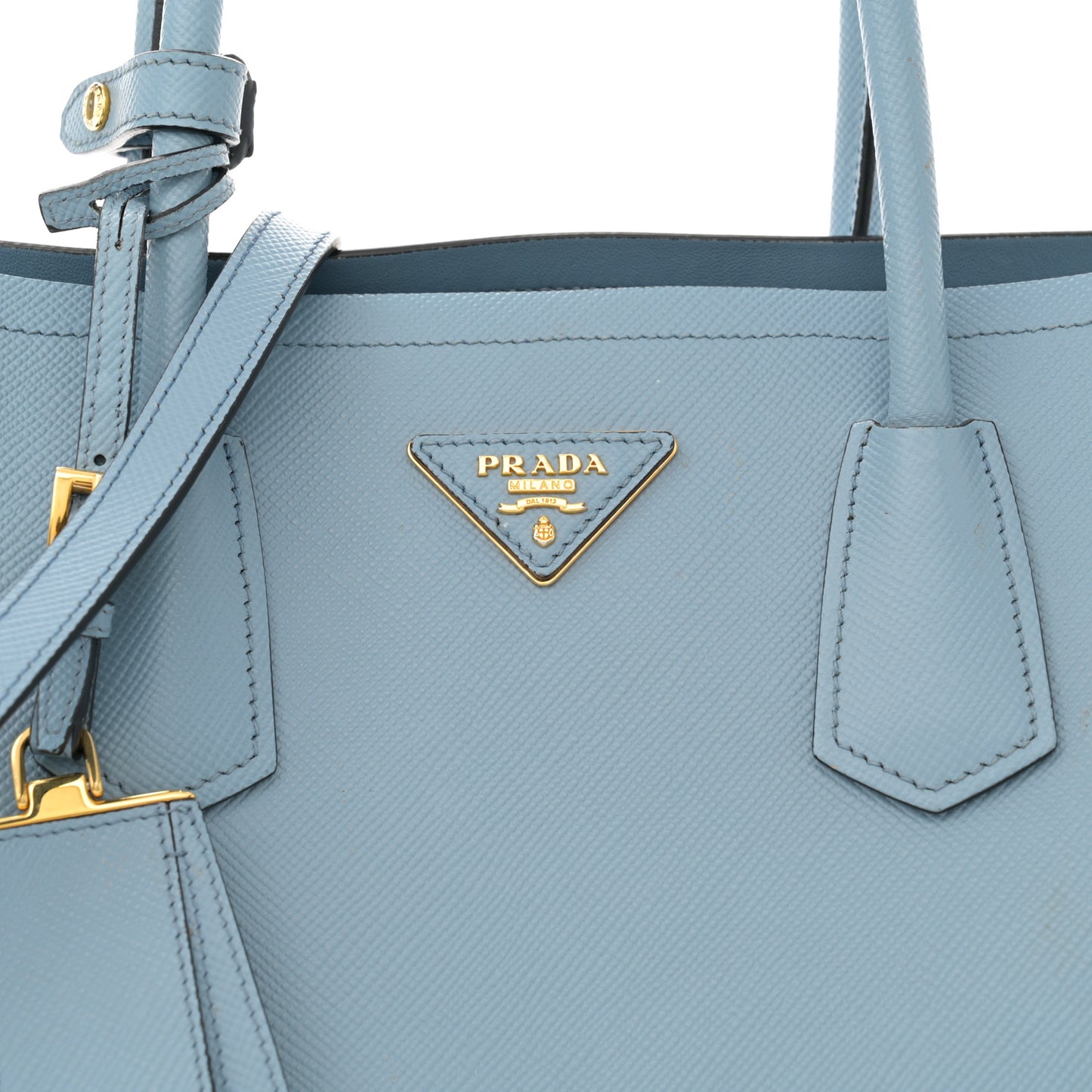 Saffiano Cuir Large Double Bag Astrale