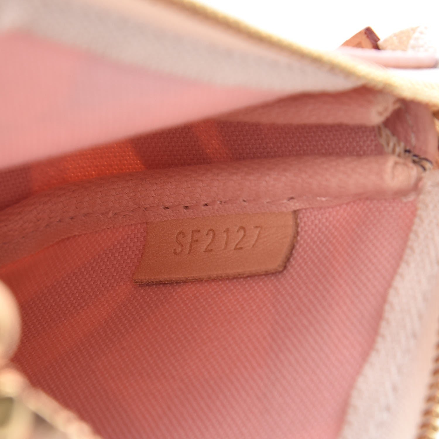 Louis Vuitton Damier Azur Tahitienne Mini Pochette Accessories 7 of 9