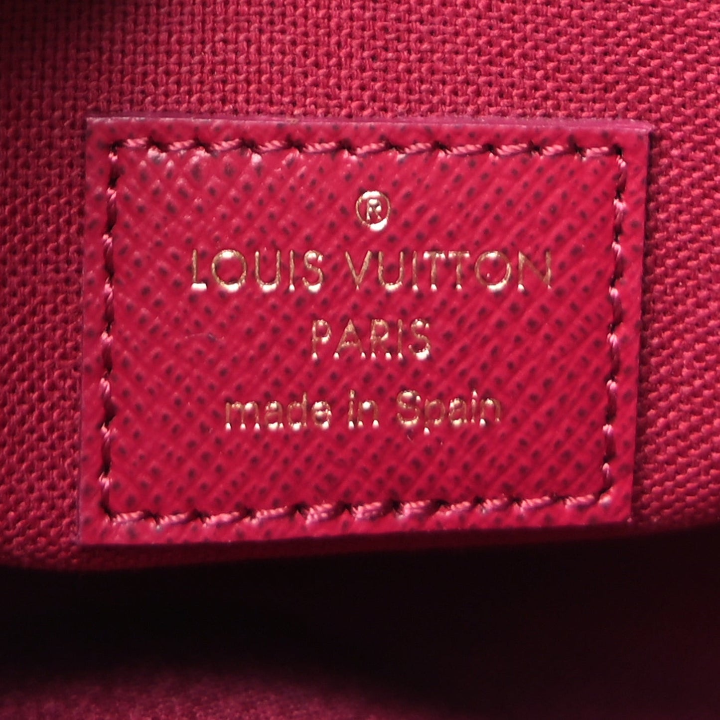 Monogram Pochette Felicie Chain Wallet Fuchsia
