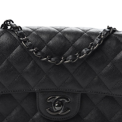 Chanel Crumpled Calfskin Quilted Mini Rectangular Flap So Black 9 of 10
