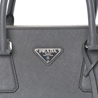 Prada Saffiano Travel Extra Large Galleria Double Zip Tote  Marmo 6 of 7