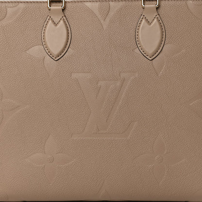 Louis Vuitton Empreinte Monogram Giant Onthego MM Tourterelle 6 of 8