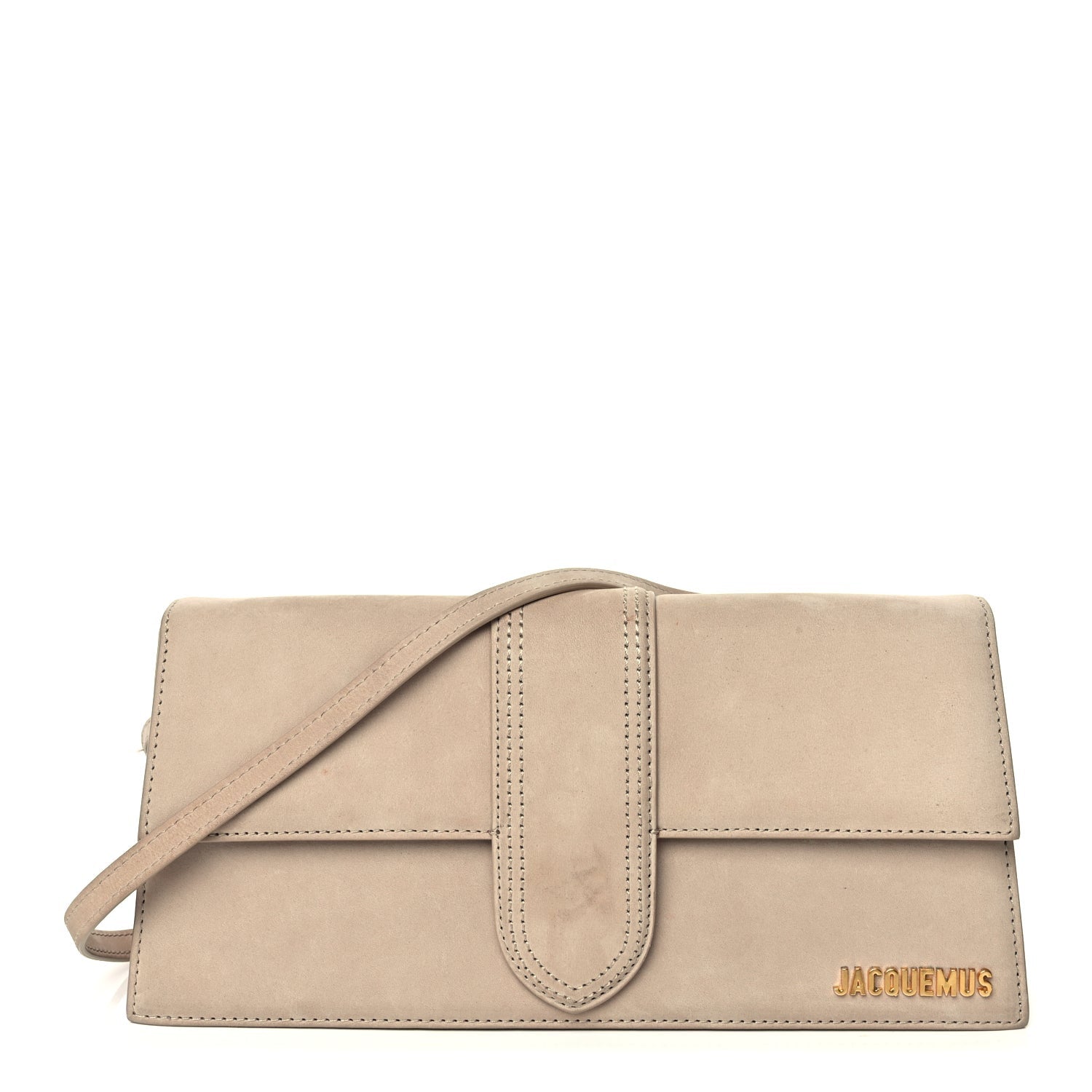 Jacquemus Suede Le Bambino Long Dark Beige 1 of 12