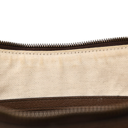 Gucci GG Supreme Monogram Web Small Ophidia Half Moon Hobo Brown 13 of 16