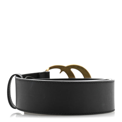 Gucci Calfskin Double G 40mm Belt 80 32 Black 2 of 7
