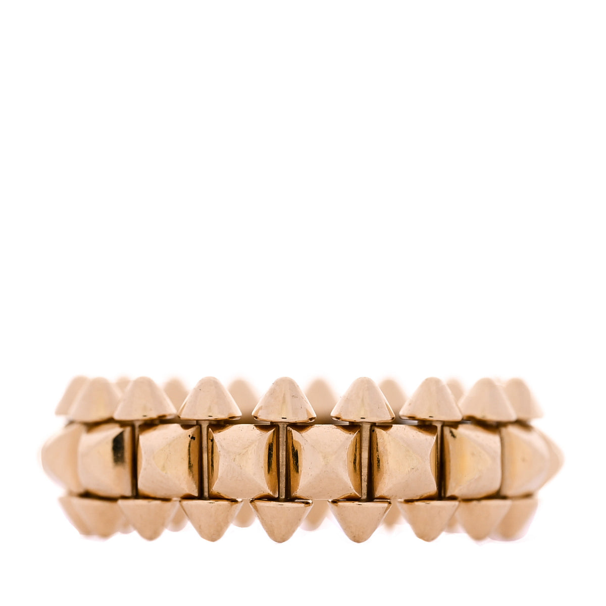 Cartier 18K Yellow Gold MM Clash De Cartier Ring 56 7.5 1 of 4