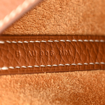 Hermes Taurillon Clemence Picotin Lock 22 MM Gold 7 of 7