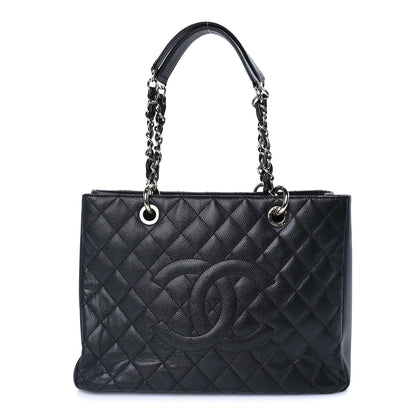 Chanel Caviar Quilted Grand Shopping Tote GST  Black 1 of 7