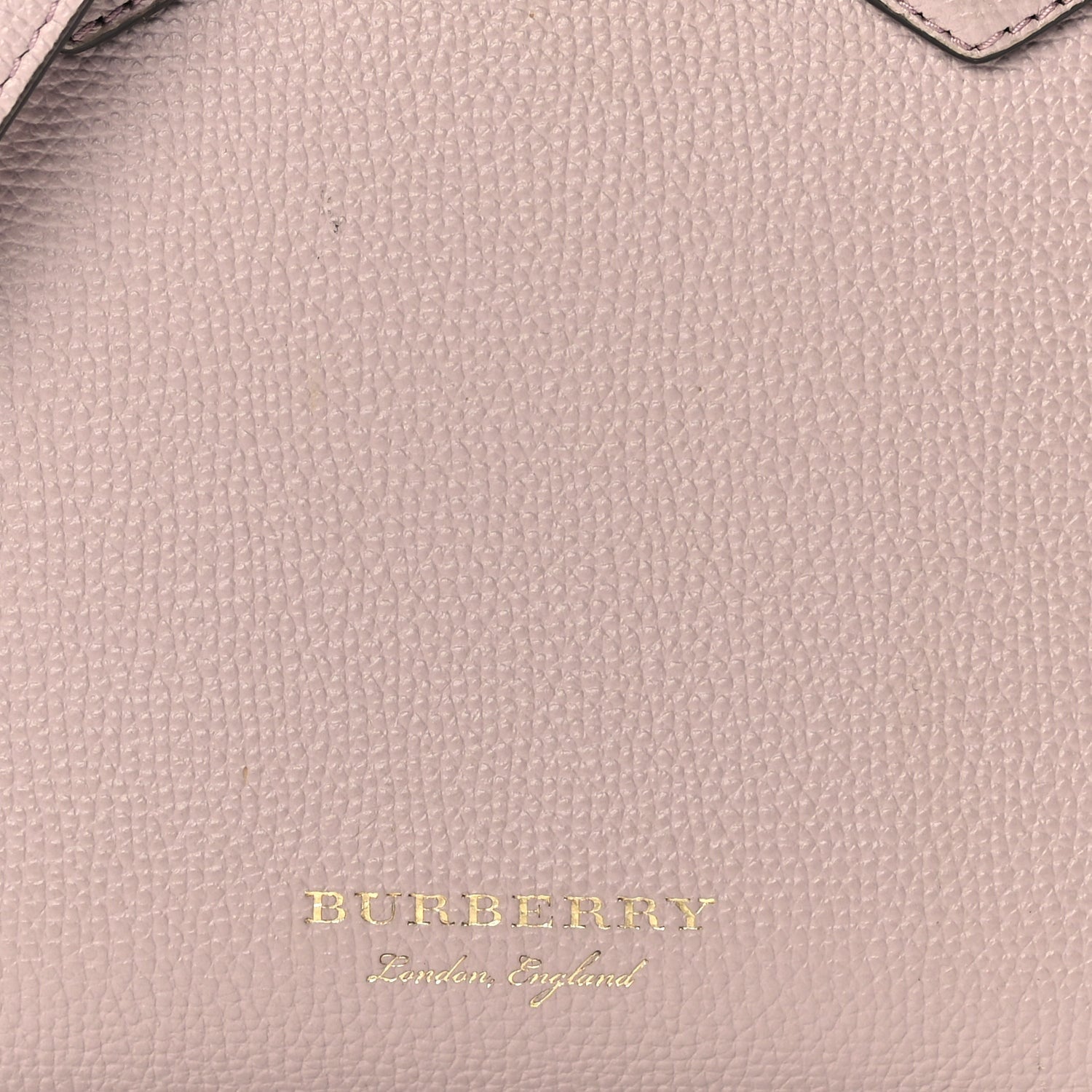 Burberry Derby Calfskin House Check Small Banner Tote Pale Orchid 6 of 8