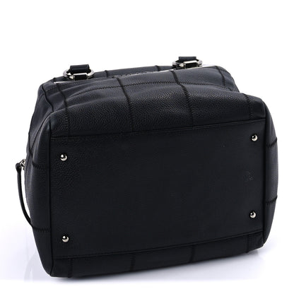 Chanel Caviar Square Stitched Bowler Black 3 of 8