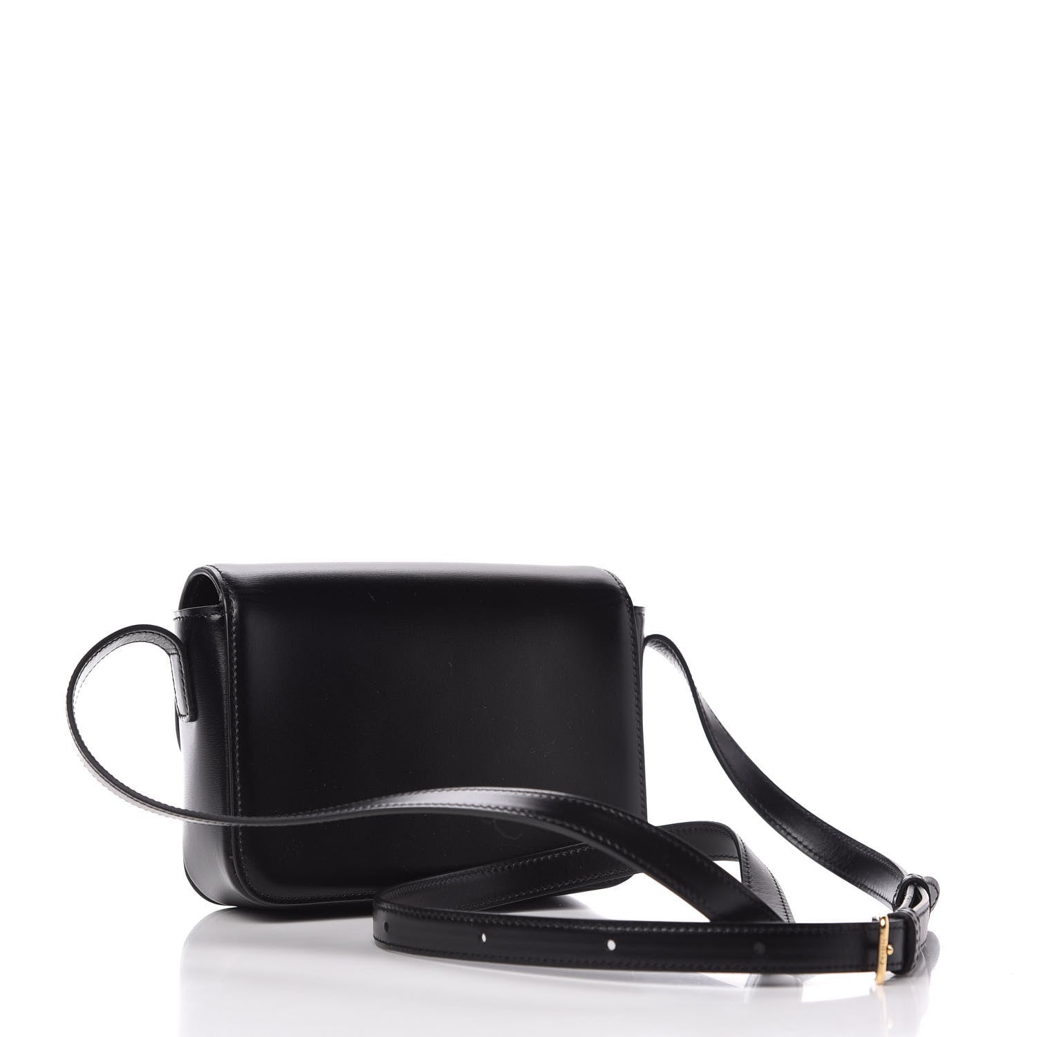 Celine Shiny Calfskin Nano Triomphe Black 3 of 10