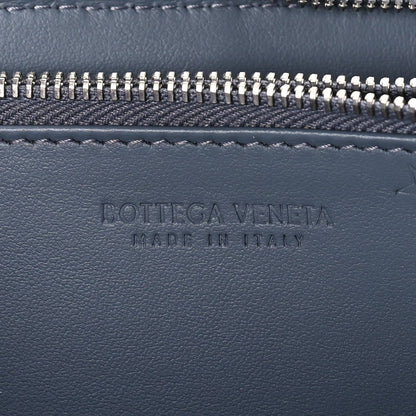 Bottega Veneta Calfskin Maxi Intrecciato Zip Around Wallet Thunder 7 of 7