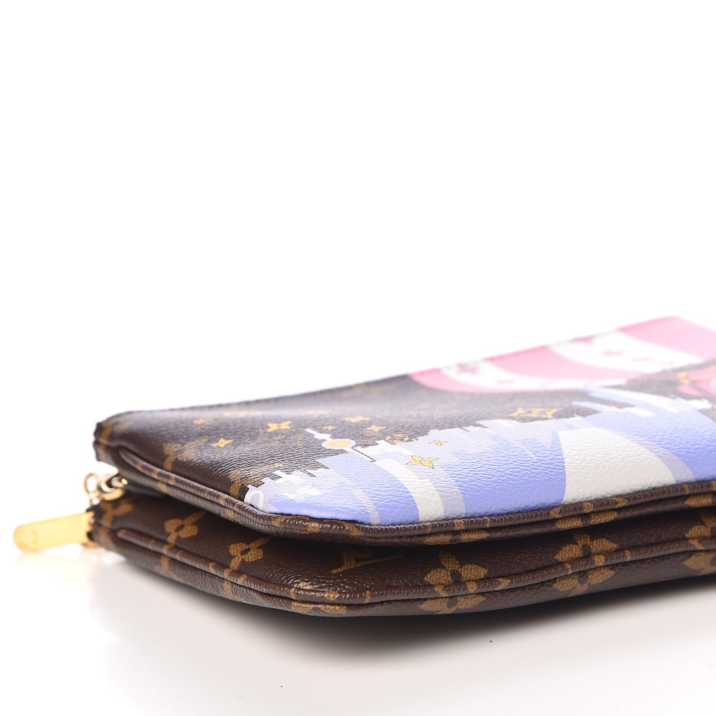 Monogram 2019 Christmas Animation Double Zip Pochette