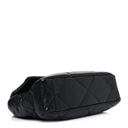 Chanel Goatskin Quilted Large Chanel 19 Flap Black 4 of 10