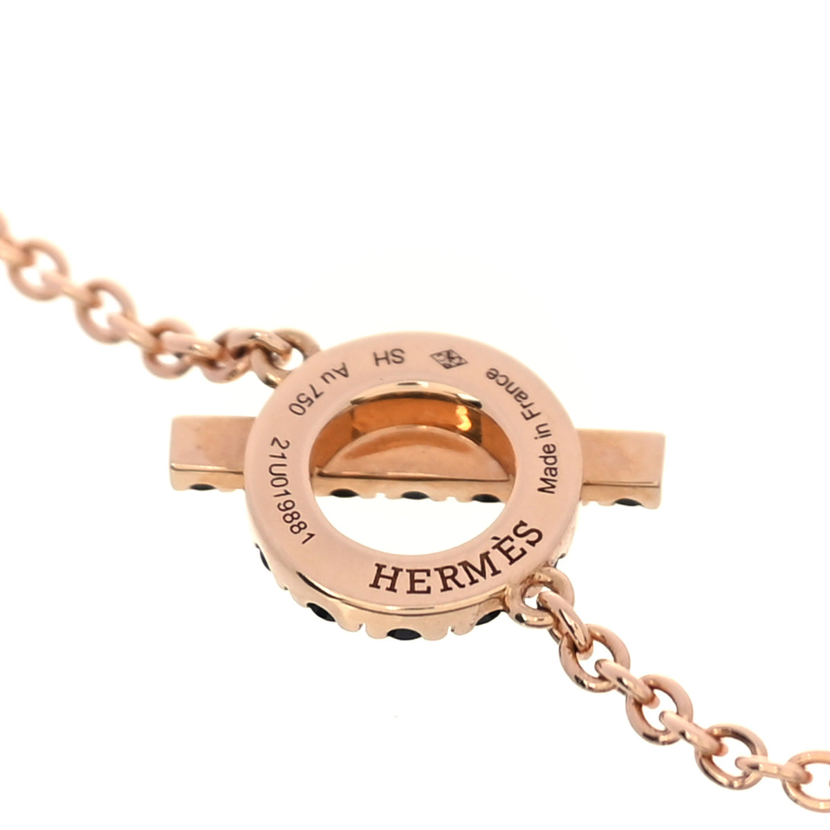 18K Rose Gold Black Spinel Finesse Bracelet SH