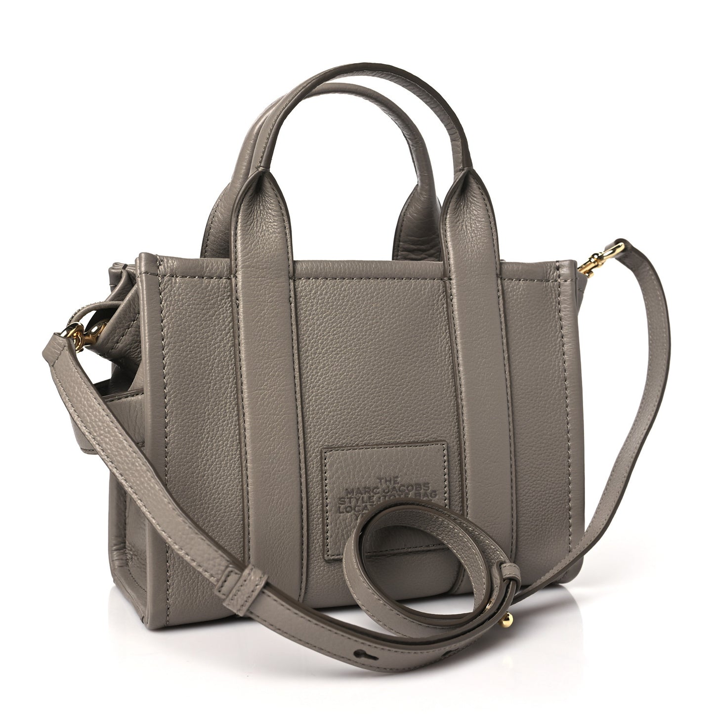 Grained Calfskin Small The Tote Bag Cement