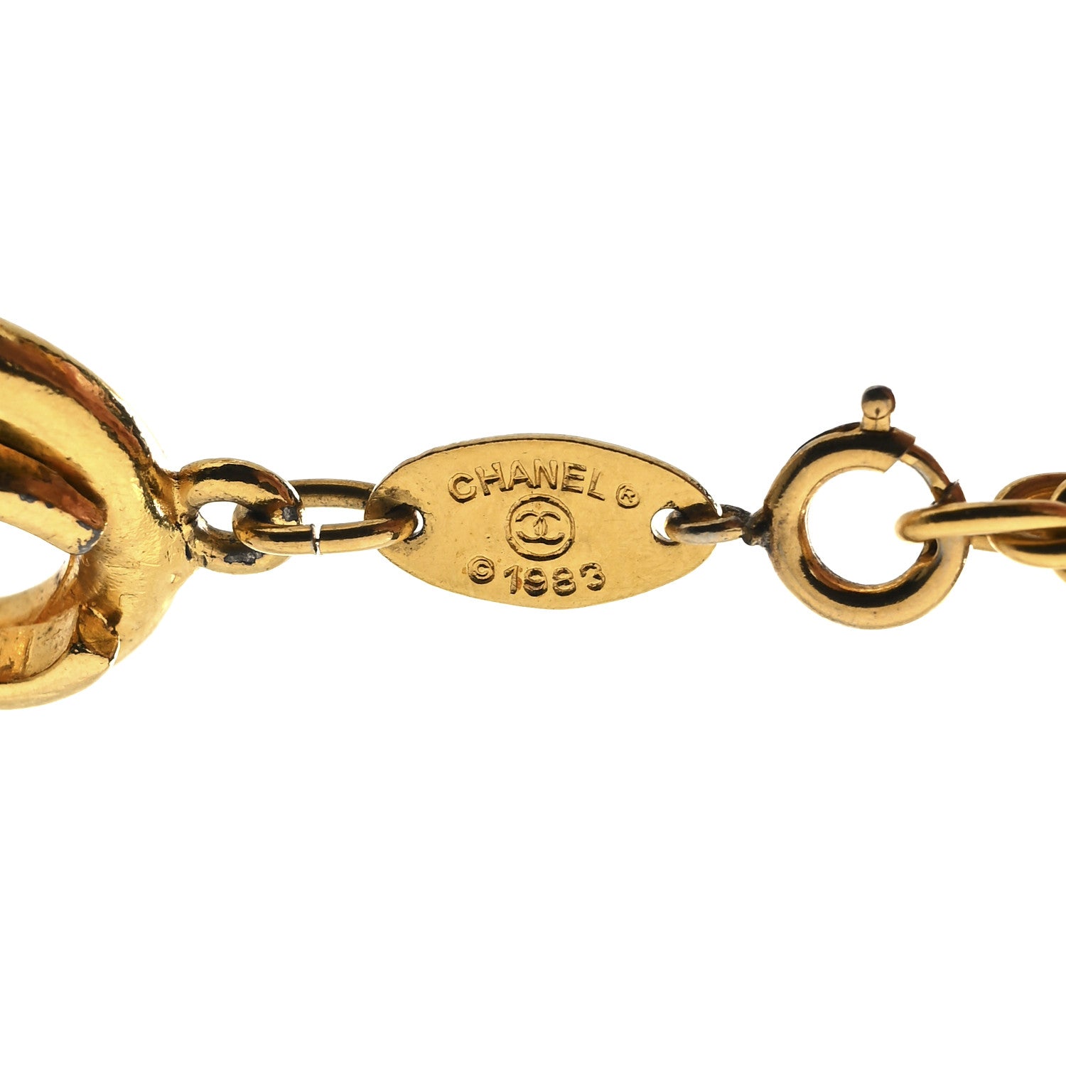 Chanel CC Medallion Bracelet Gold 4 of 5