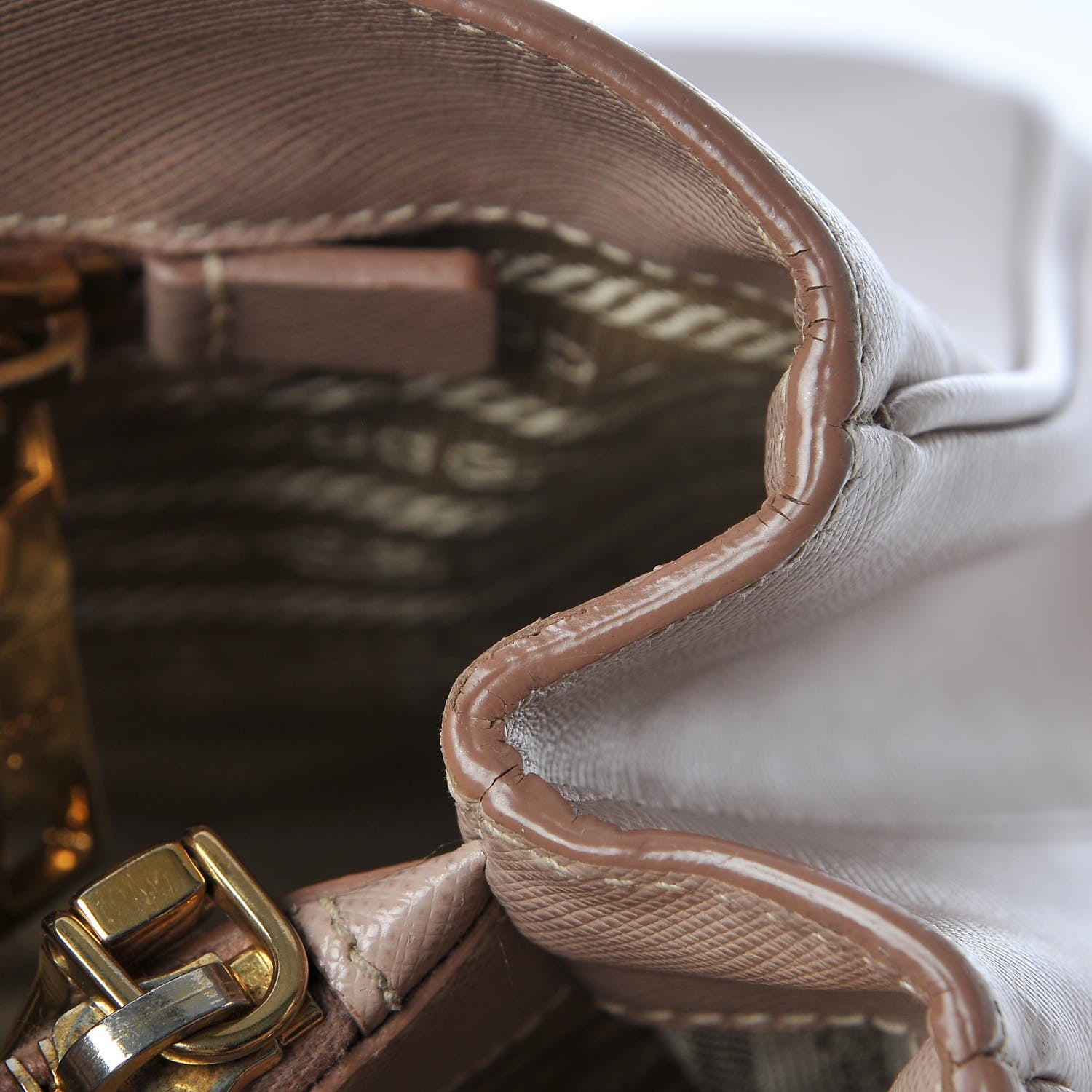 Prada Saffiano Lux Medium Tote Cammeo 12 of 22