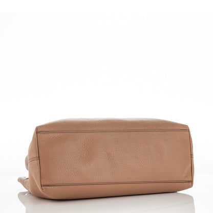 Gucci Pebbled Calfskin Medium Soho Chain Shoulder Bag Beige 4 of 7