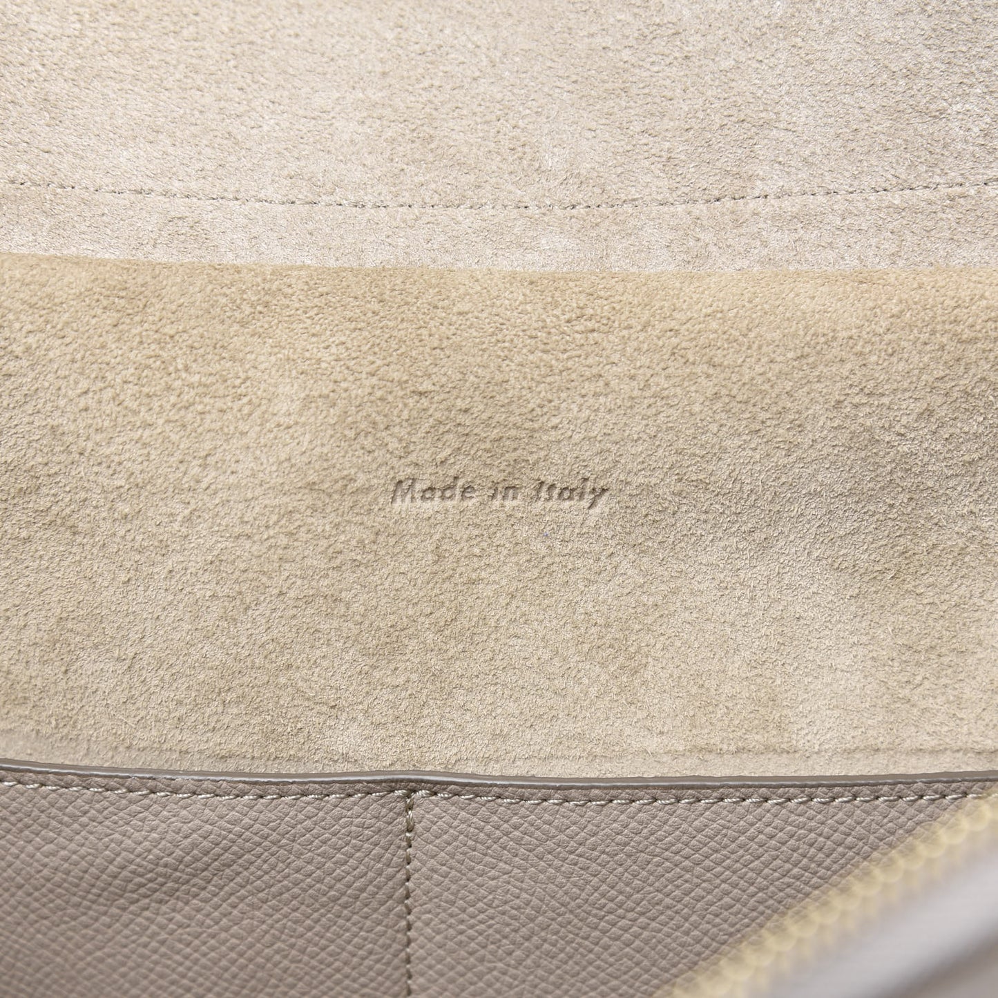 Grained Calfskin Mini Belt Bag Light Taupe