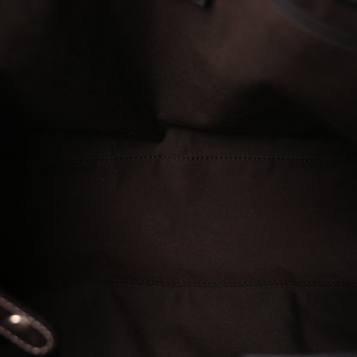 Monogram Medium Princy Tote  Dark Brown
