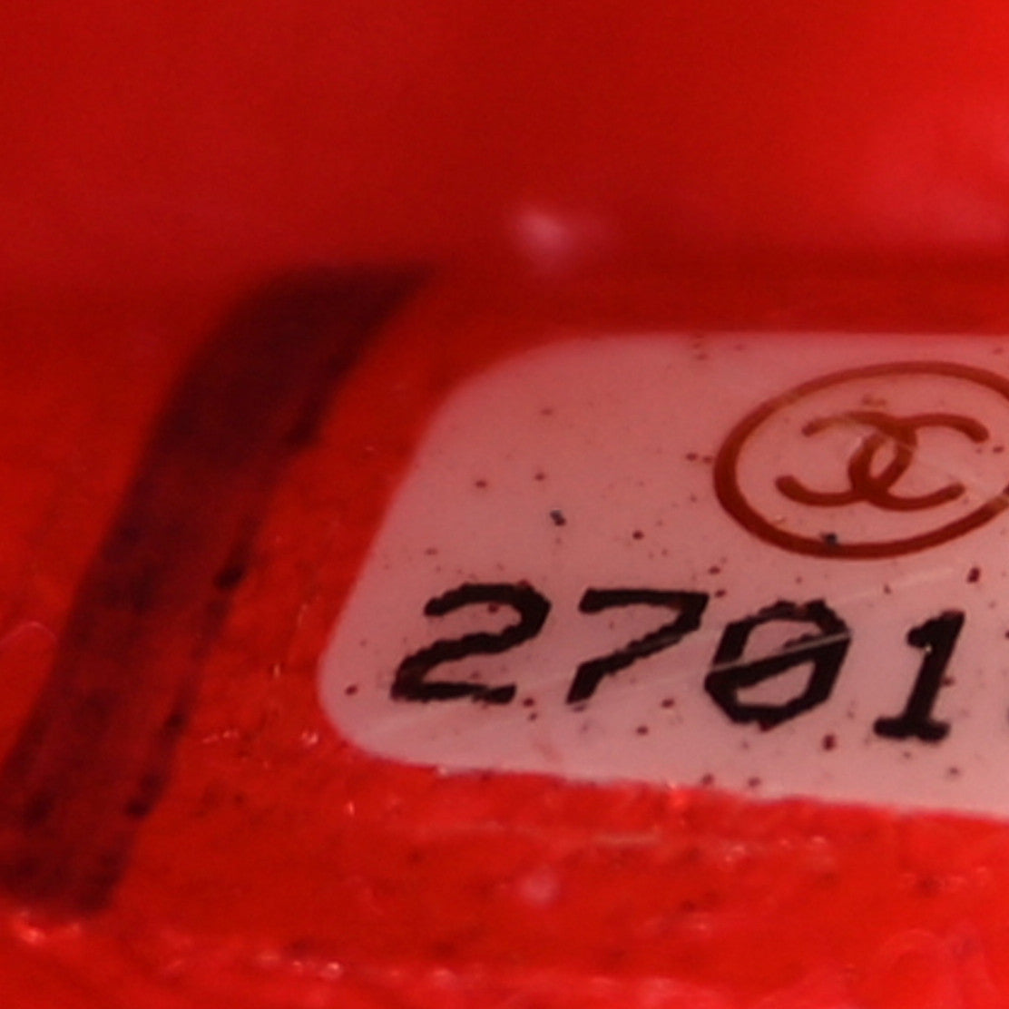 Caviar Quilted Medium Double Flap Red