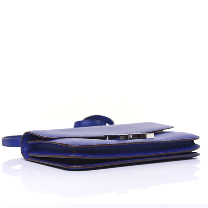 Hermes Epsom Constance Elan 25 Bleu Electrique 4 of 15