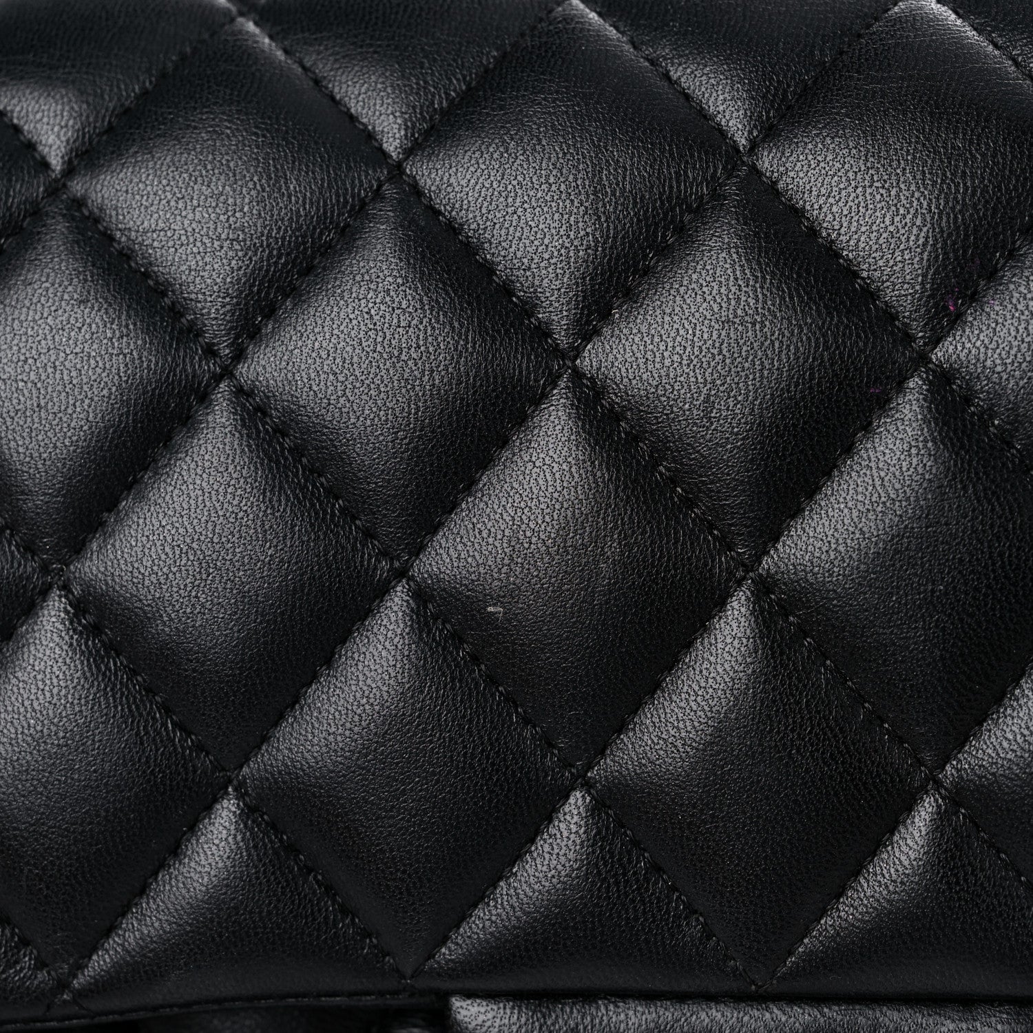 Chanel Lambskin Quilted Medium Double Flap Black 20 of 22