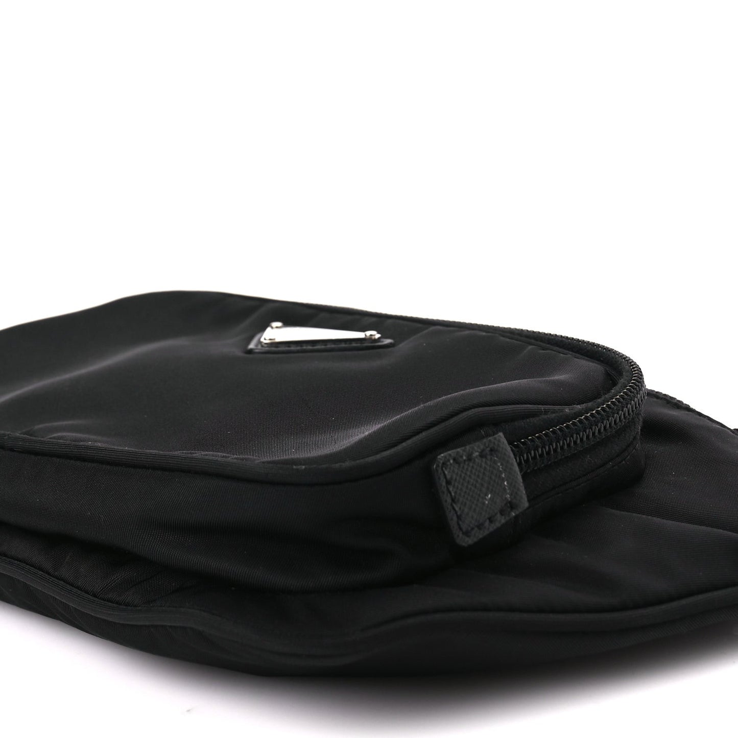 Re-Nylon Saffiano Belt Bag Black