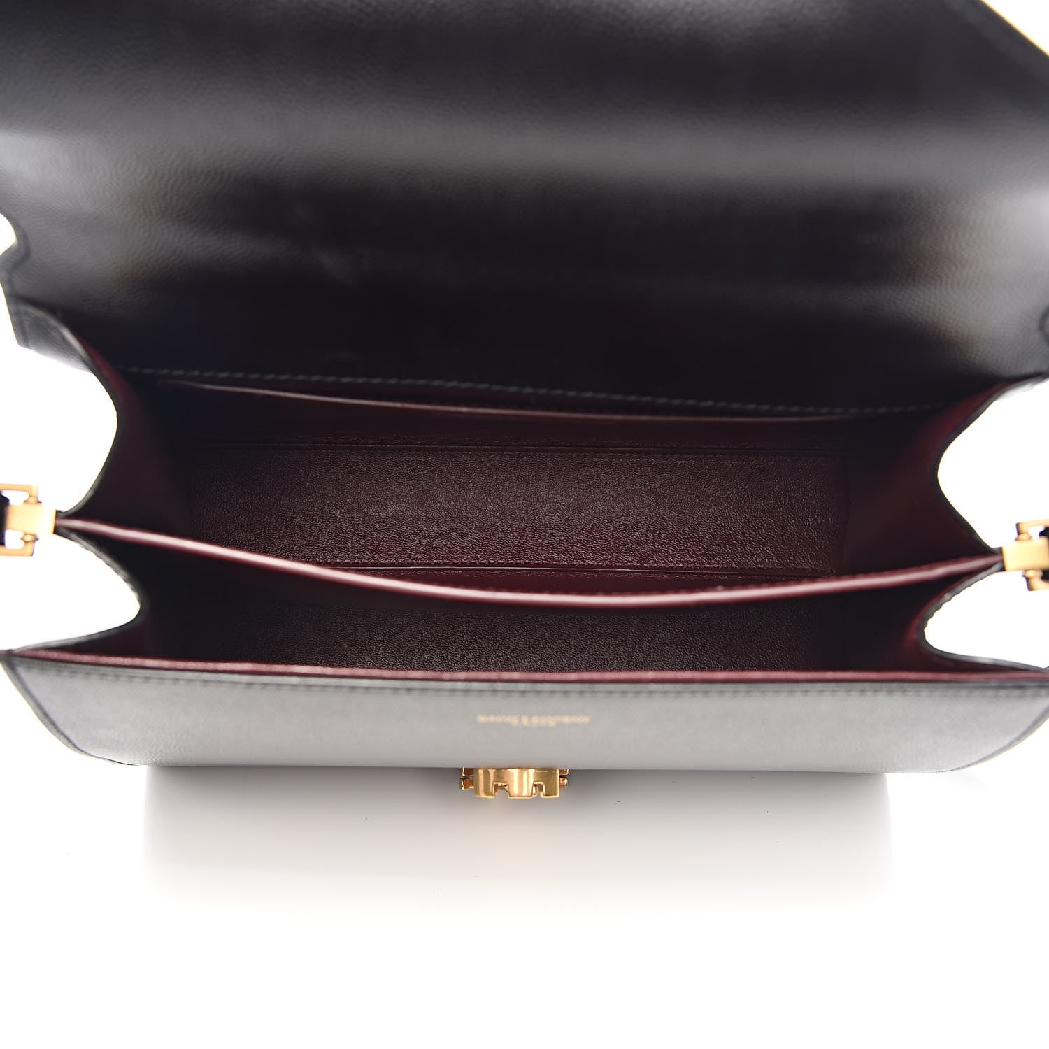 Saint Laurent Grain de Poudre Medium Classic Monogram Cassandra Top Handle Black Rouge Legion 5 of 14