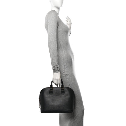 Louis Vuitton Epi Alma PM Black 2 of 12
