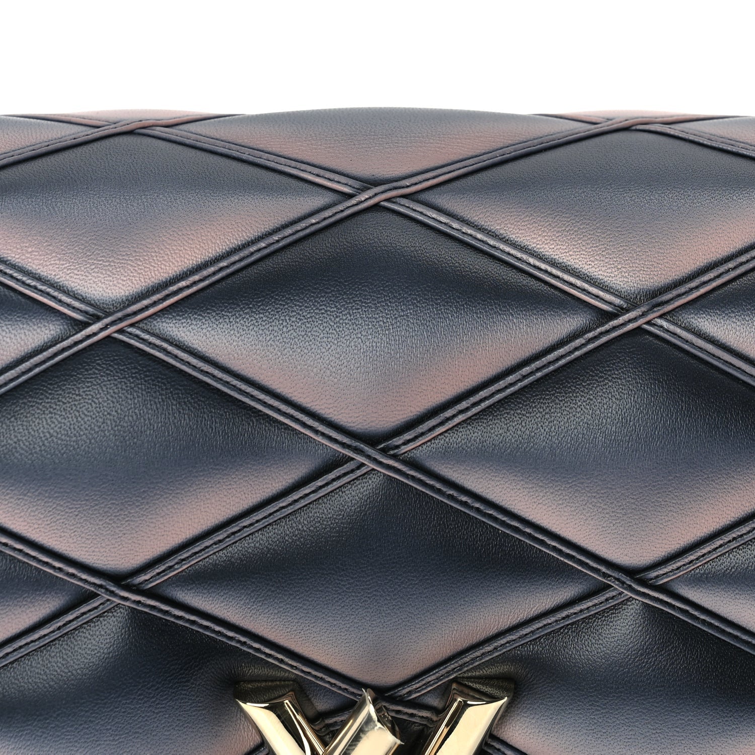 Louis Vuitton Lambskin Malletage Top Handle GO-14 MM  Black Pink 6 of 8