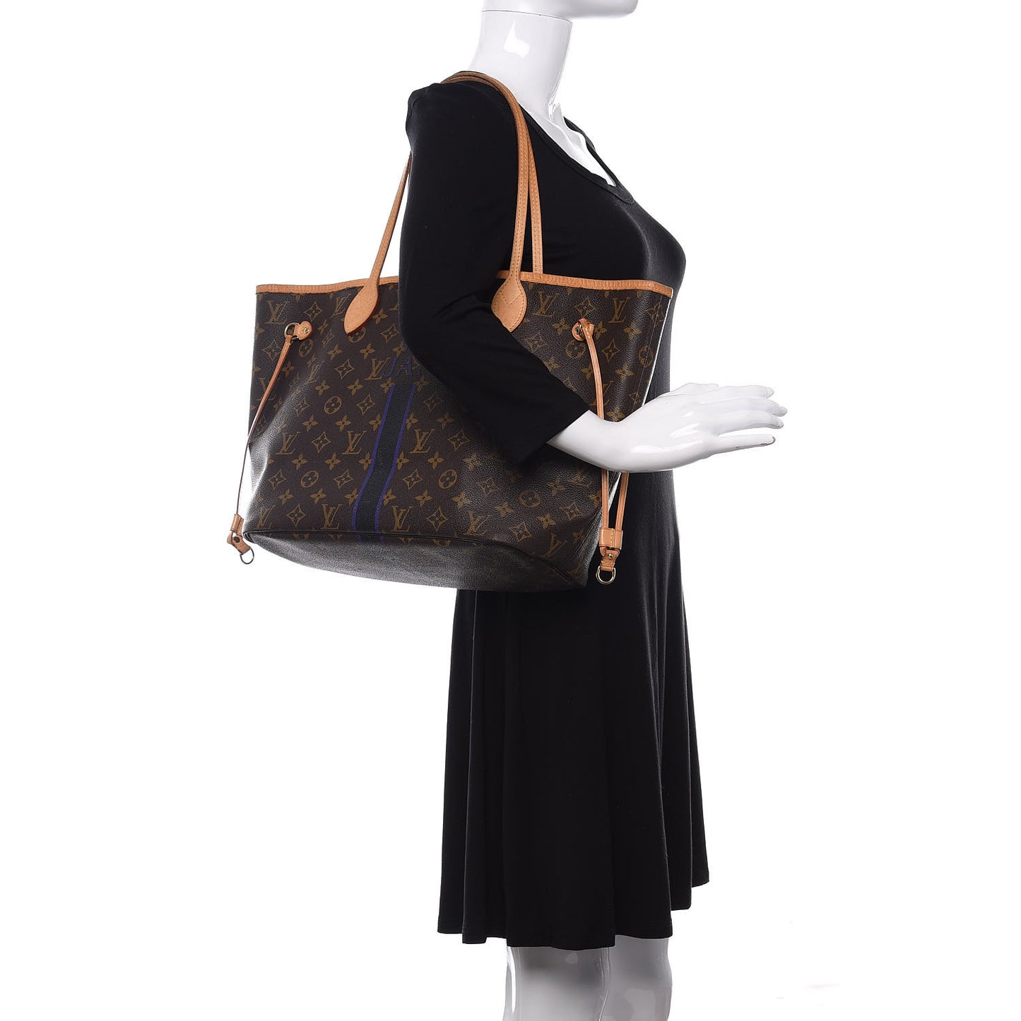 Monogram My LV Heritage Neverfull MM Violet Black