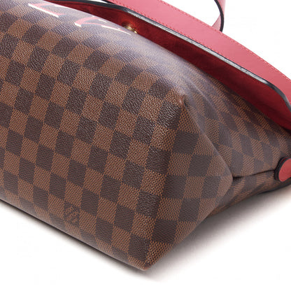 Louis Vuitton Damier Ebene Beaubourg MM Scarlet 4 of 8