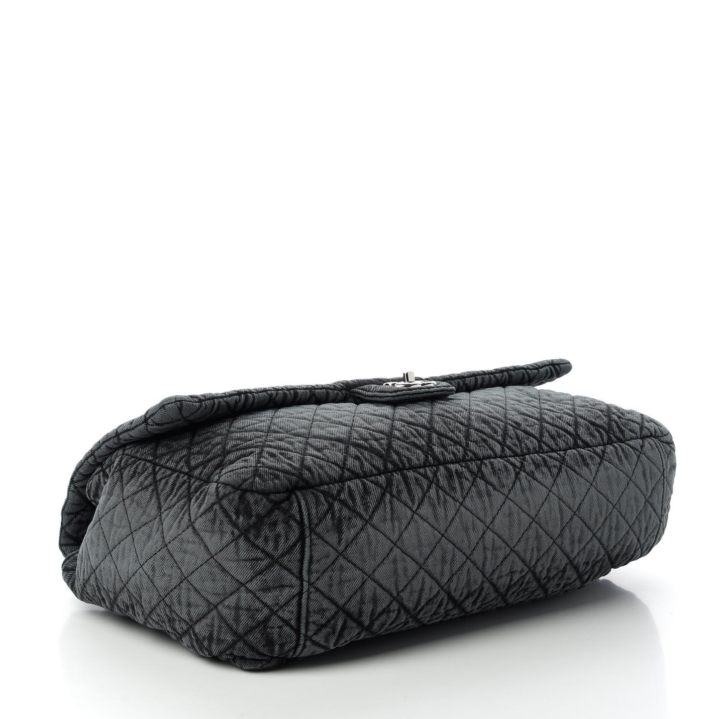 Denim Quilted Medium Denimpression XXL Flap Grey Black