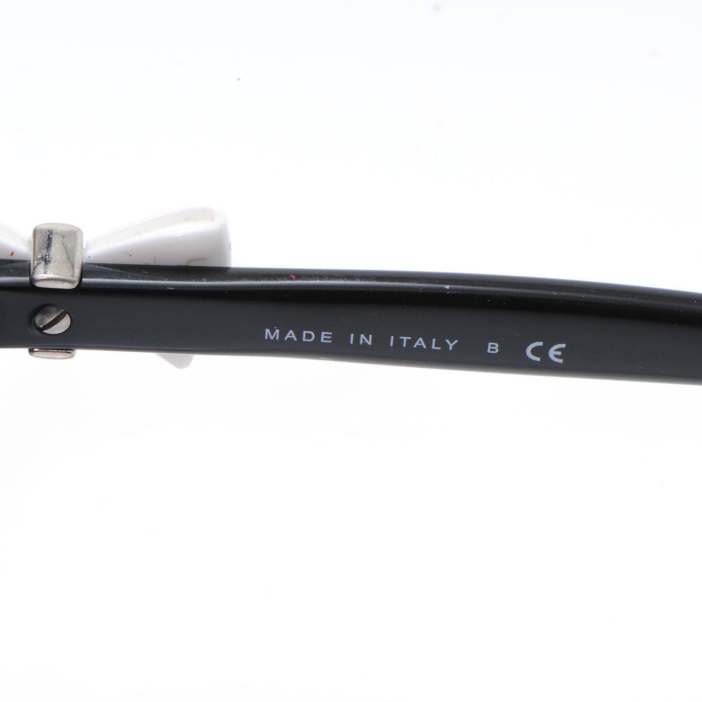 Acetate CC Bow Sunglasses 5171 Black White