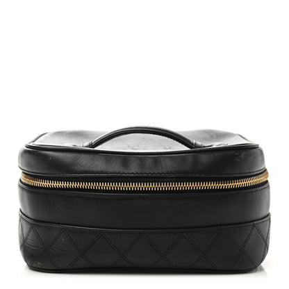Chanel Lambskin Vanity Cosmetic Bag Black 1 of 9