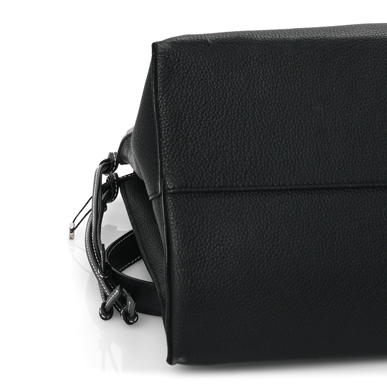 Loewe Grained Calfskin Small Cushion Tote Black 7 of 7